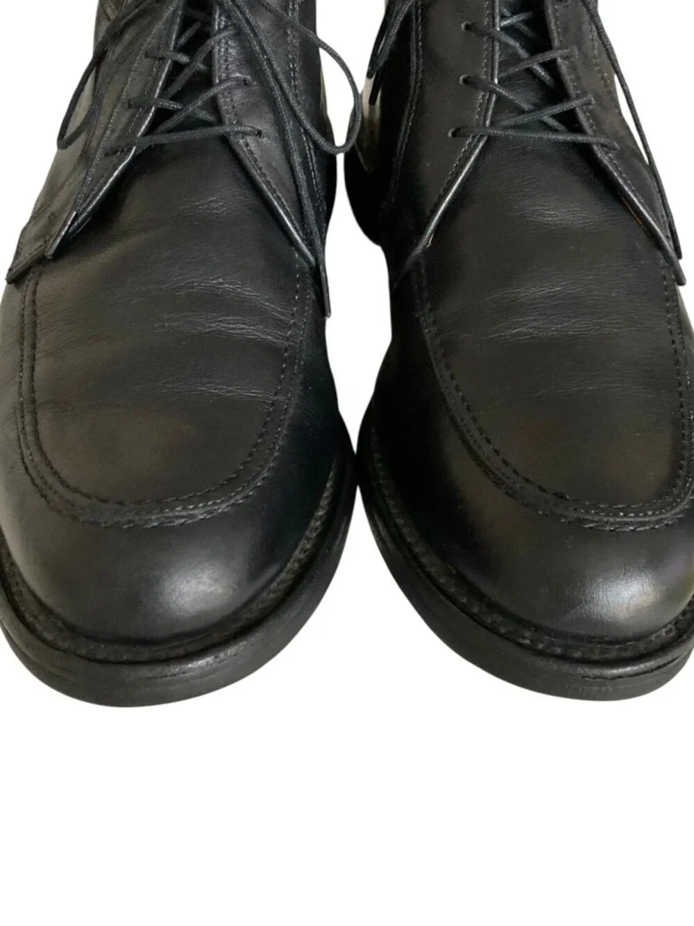 ALLEN EDMONDS Stuart Leather Lace Up Chukka Boots Shoes Black Size 9